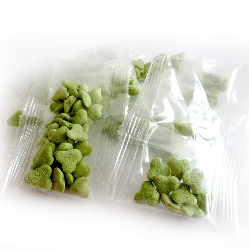Pet Food Puffed Molars Pellet Hamster Rabbit Snack Alfalfa Grass Pellet Picture Color 1000 Bags Small Animals CN;HEN