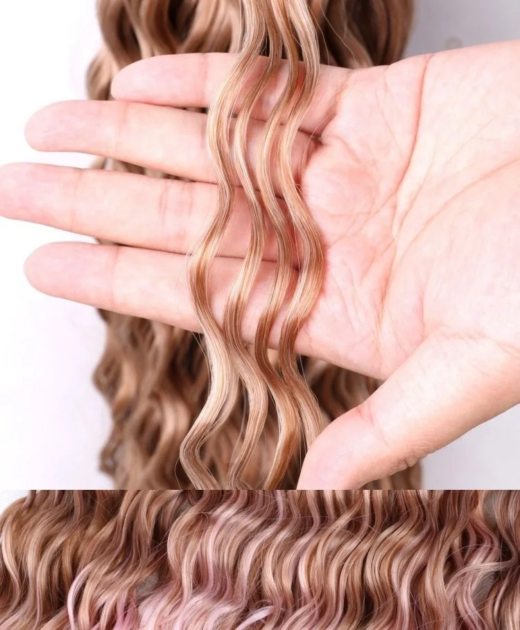 Deep Wave Crochet Hair Bohemian Style Deep Twist 20inch 28inch Synthetic Braid Ocean Wave Extension Crochet Deep Curly Hair