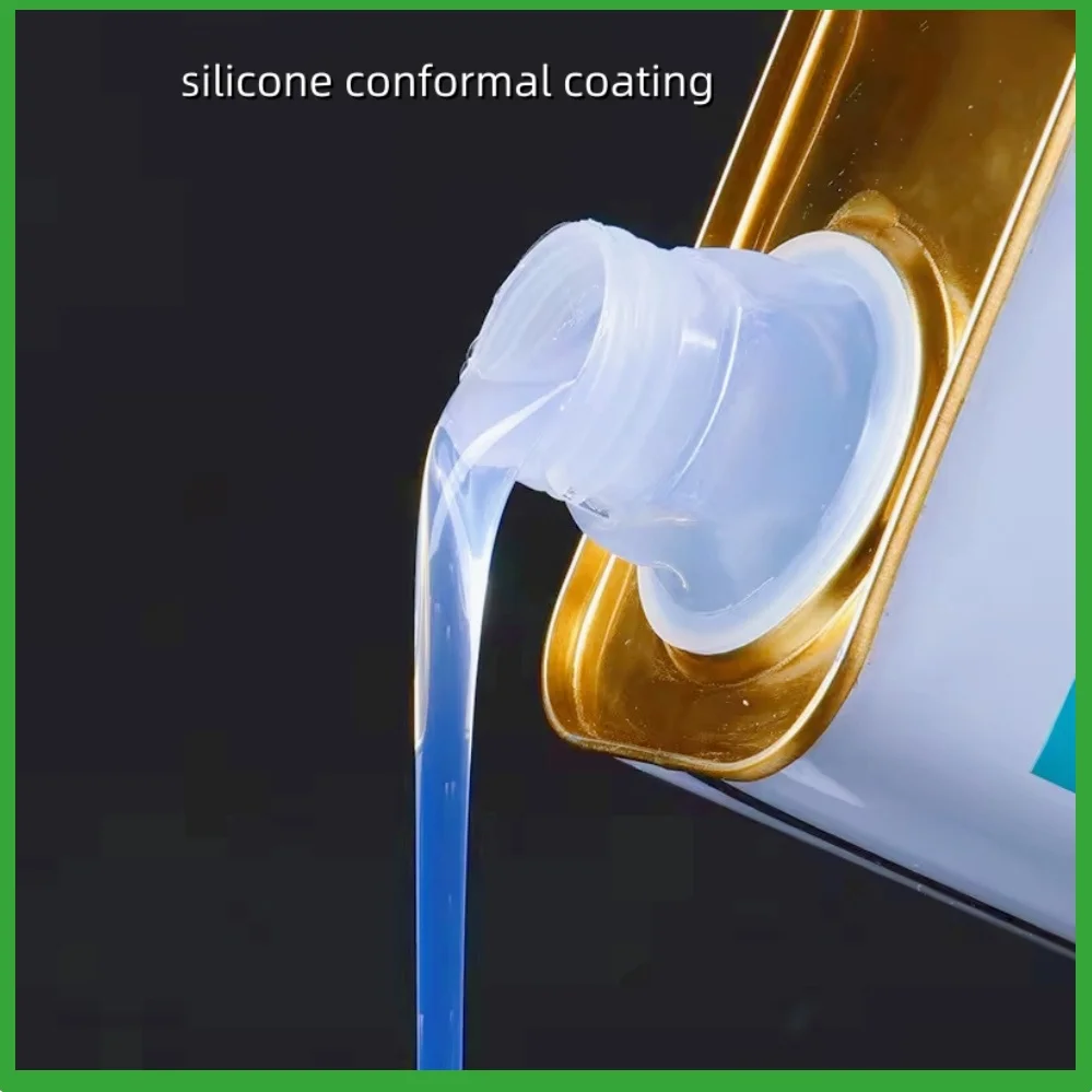 UV moisture three-proof paint  dual-curing moisture-proof quick-drying insulation glue silicon in primary form