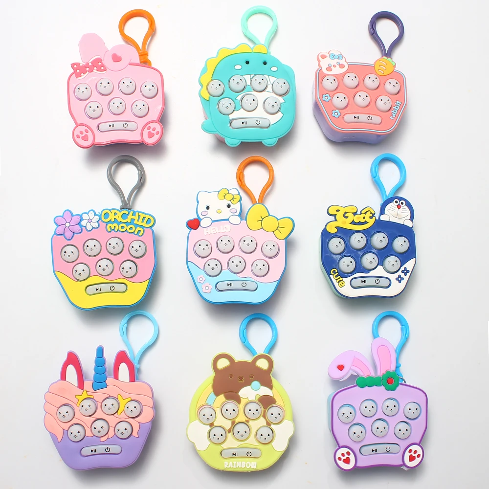 Factory Wholesale Kids Educational Toy Quick Push Game Console Electronic Pop Game Whack-a-mole For Children