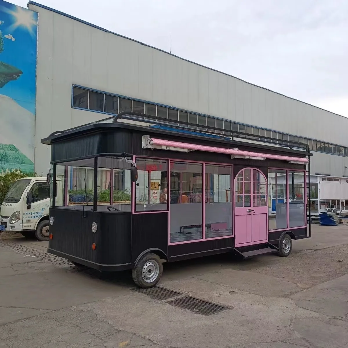 Best Price Mobile Coffee Burger Truck Electric Dining CarFrench Pastry Fast Food Bus Dining Car Kitchen Equipment Complete