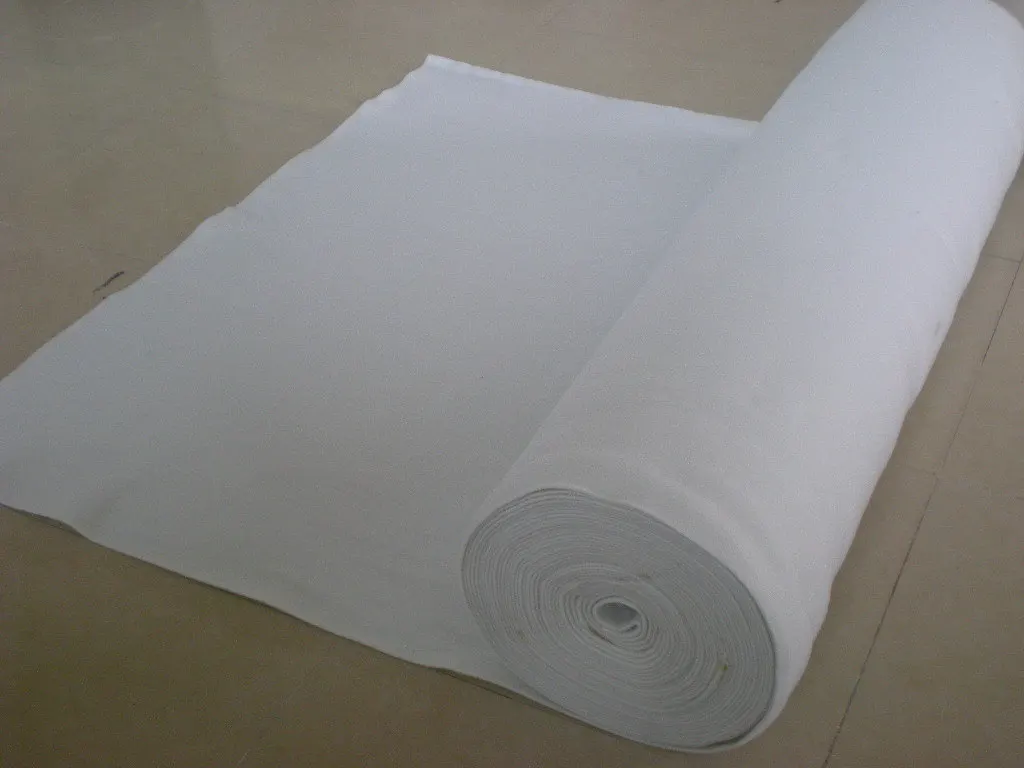Manufacturer prices PET PP non woven short fibre heating or not polypropylene geotextile filter fabric