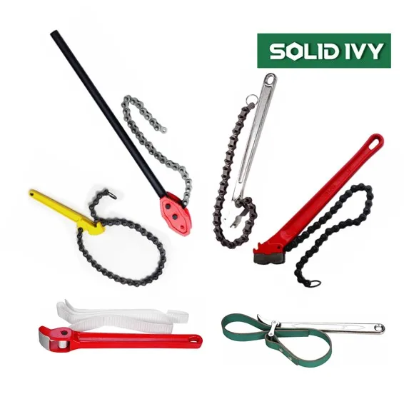 Wholesale Custom Portable Heavy Duty Adjustable Capacity One Hand Heavy Duty Hand Tool Pipe Wrench Set