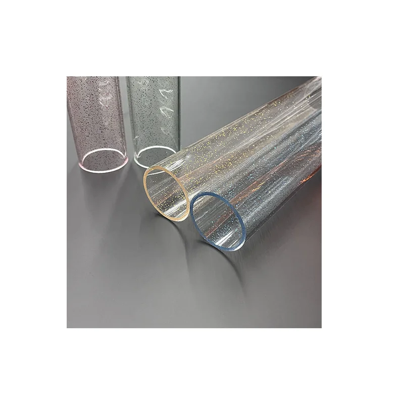 Kinds of Customized Plastic Cast Extruded Acrylic Tube Clear Color Acrylic Tubes Plastic PMMA Tubes