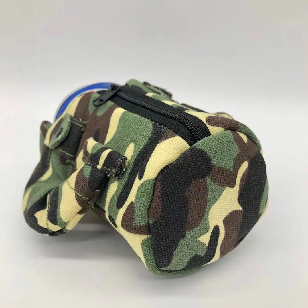 New style camouflage shape mini insulated cold jacket coating can sleeve holder