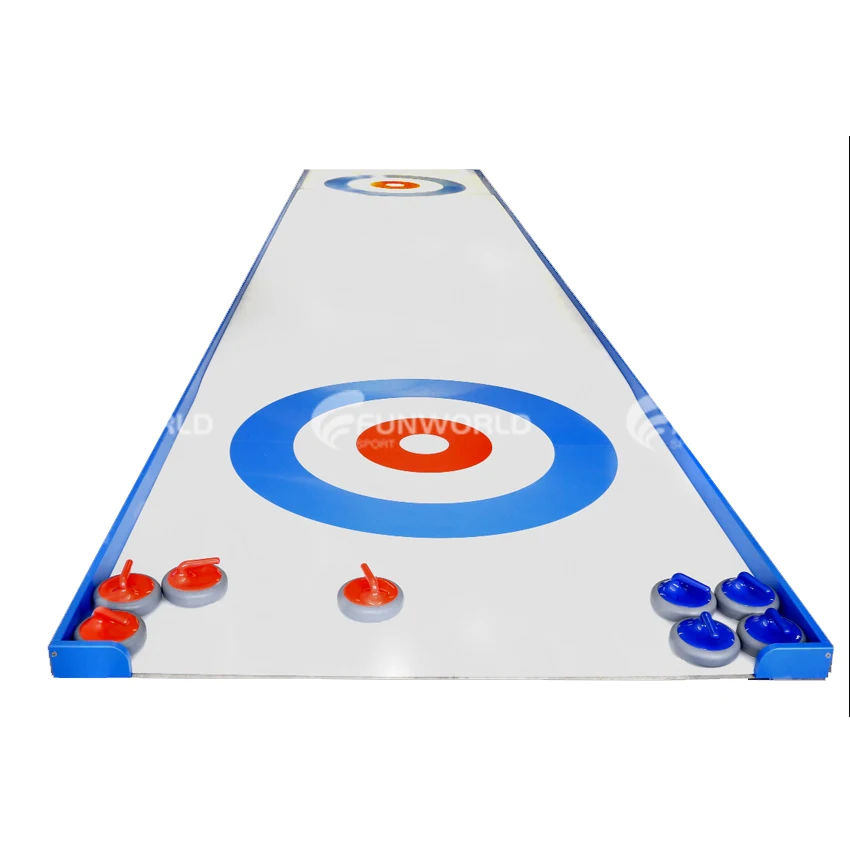 Hot Sale Ice Hockey Rink Boards Portable Ice Rink Foldable Play Mat And Games Curling Board Game