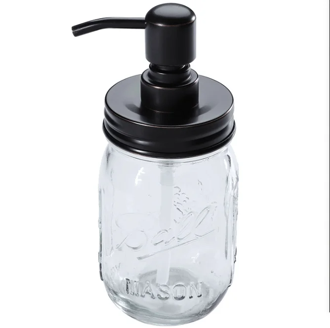 Новый дизайн, аксессуары для ванной комнаты, банки с металлическими крышками или туфли для мыла и лосьона для рук, ватные тампоны