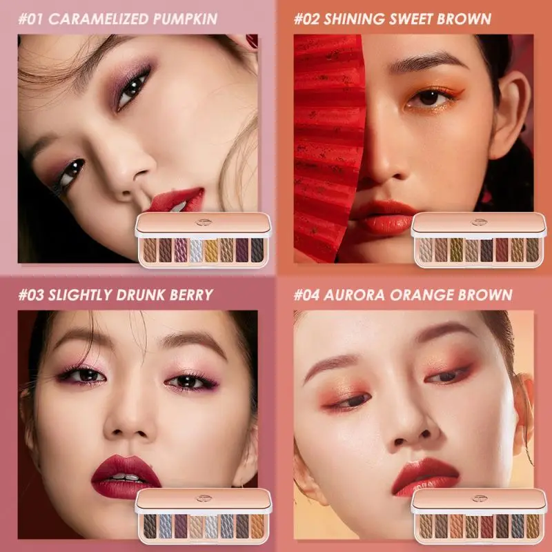 O.TWO.O Professional Cheap Makeup 8 Color Glitter Eyeshadow Private label Matte Shimmer Pigmented Eye Shadow