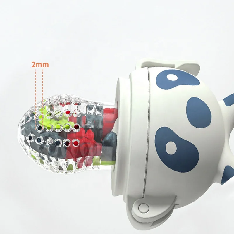 Customize Baby Pacifier With Cover BPA Free Fruit Feeder Pacifier Feeding Bottle Luxury Pacifier Clip Infant Fruit Teething Toy