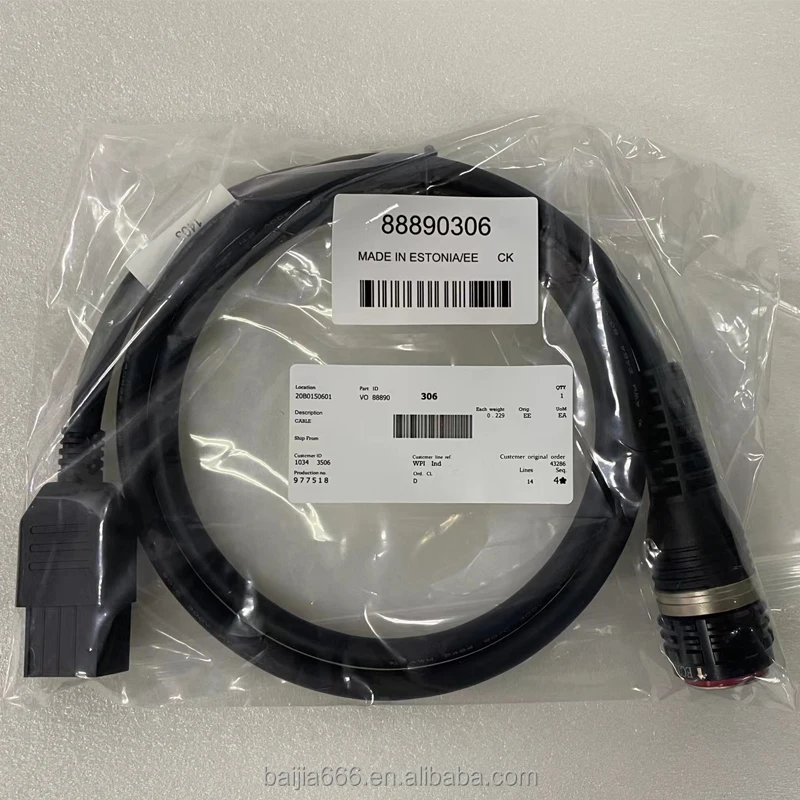 Для Volvo Vocom 88890300 Vocom Ii адаптер кабель для 88890304 88890305 88890306