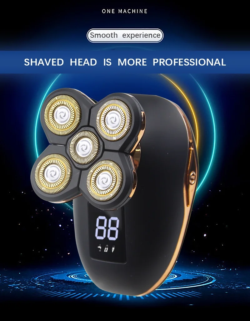 2020 Newest 4 Heads Men Professional Hair Clippers Electric Hair Removal Machine Hair Cut Machine