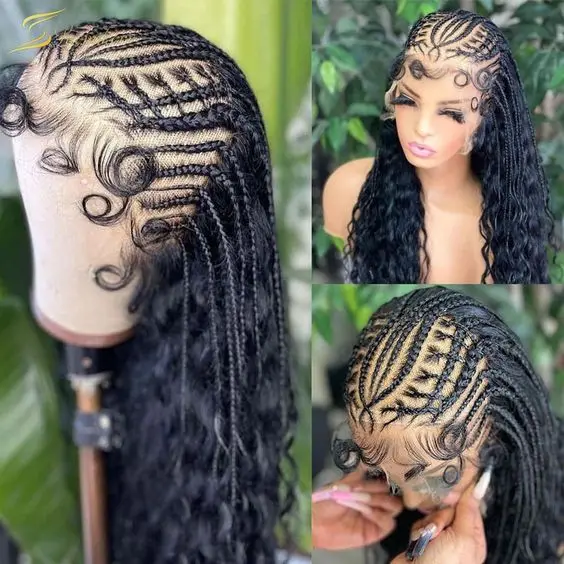 Human Hair Wig Vendor Transparent Swiss Lace Front Wig Glueless Brazilian 100% Virgin Full Lace 360 HD Lace Frontal Wig