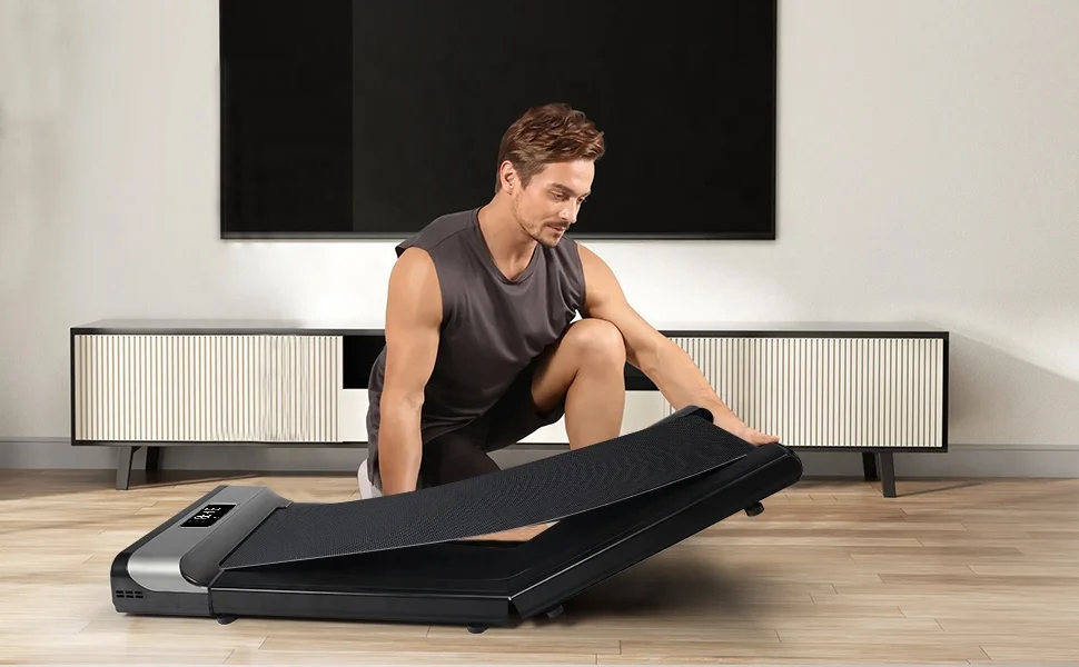 2023 new wholebode foldable treadmill electric home treadmill machine fitness machine 2.0hp remote control walking pad