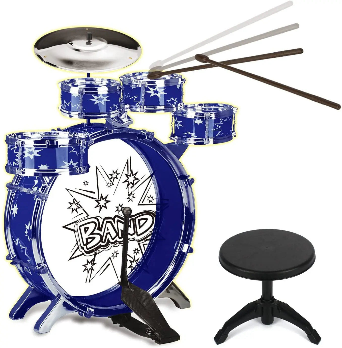  Микрофон детский миниатюрный E взрослый младший Sonor 7 шт. набор микрофонных барабанов Музыкальные