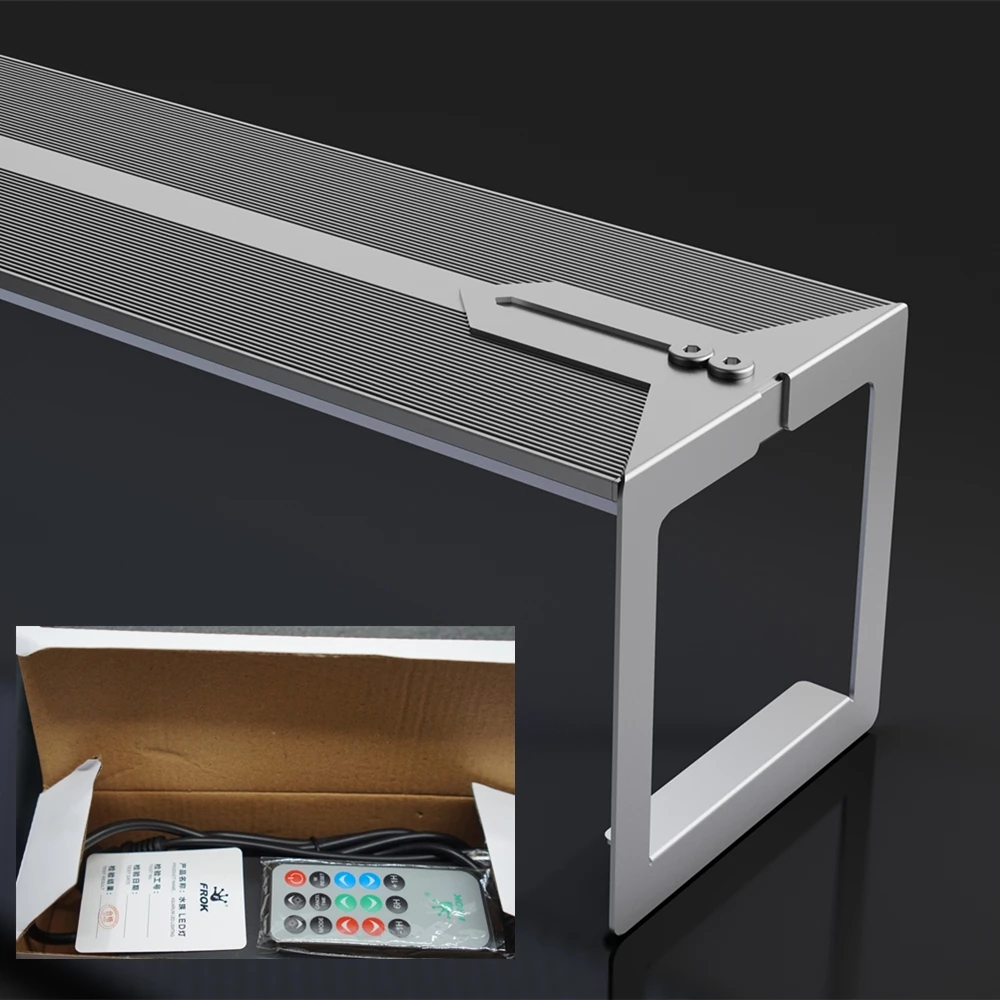 Aquarium light for fish and coral IR control memory function and sunrise and sunset