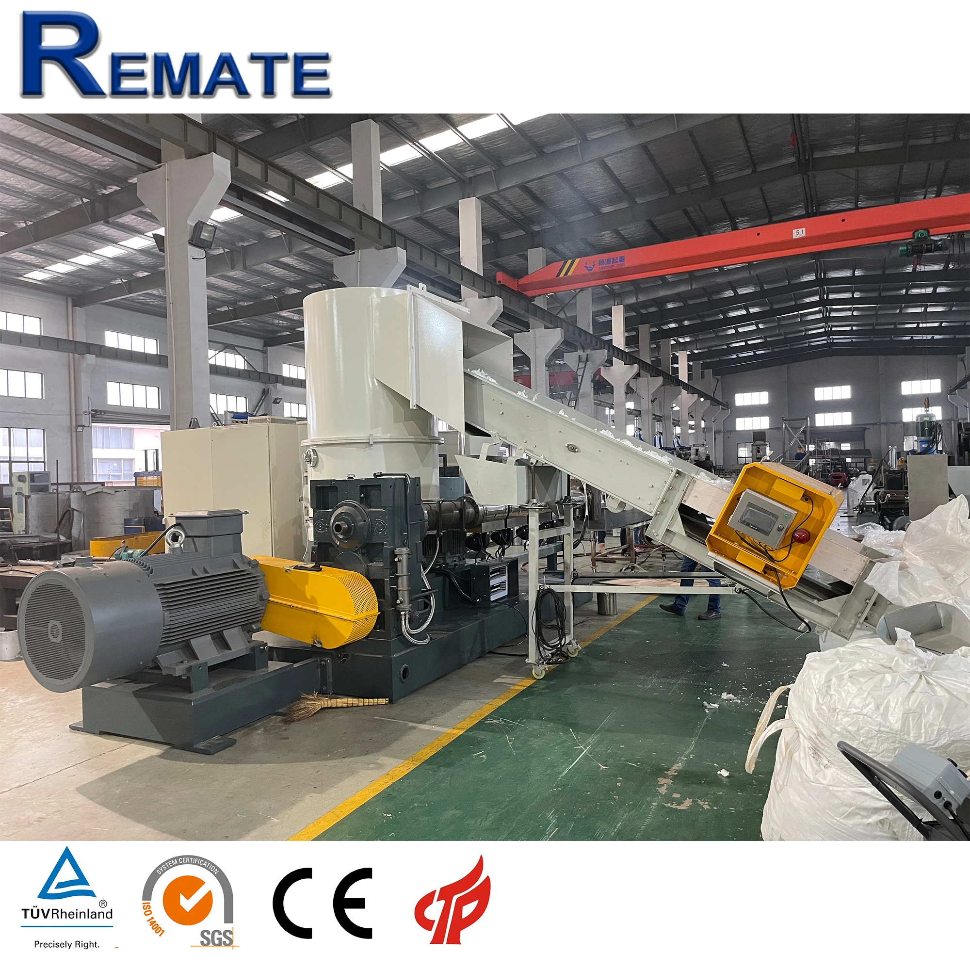 
hot sale plastic granule pellet making recycling machine 
