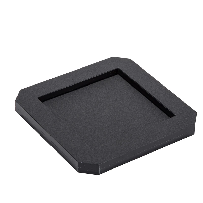 2021 new design Modern 6 piece Luxury acrylic pmma black house home bathroom accessories with golden logo