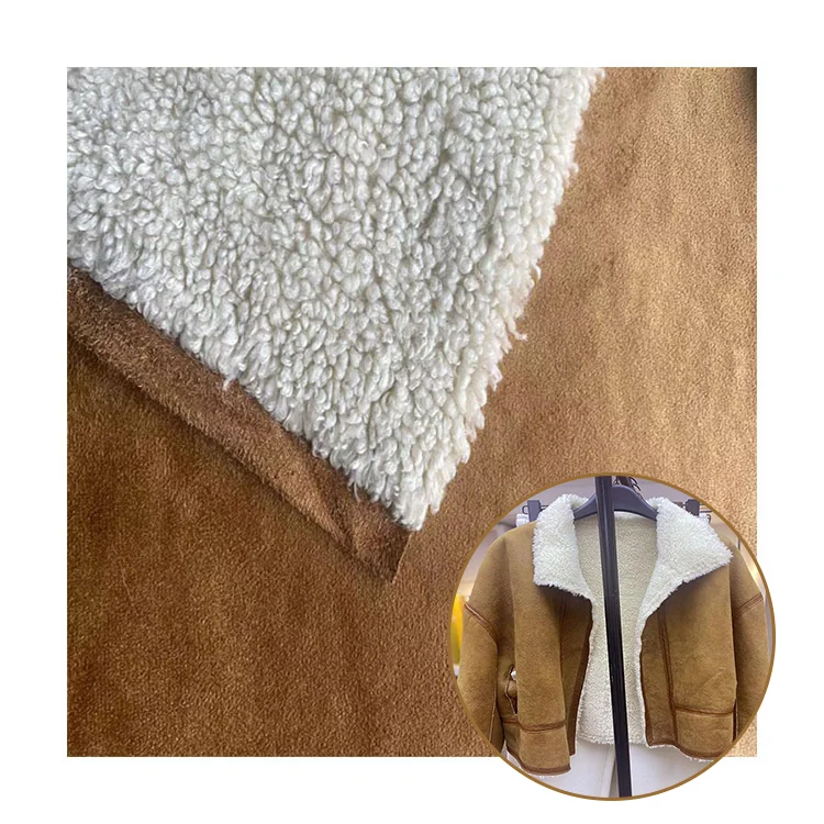 Высококачественная замшевая микрофлисовая кожаная ткань ручной работы для изысканного наряда Водонепроницаемая теплая куртка