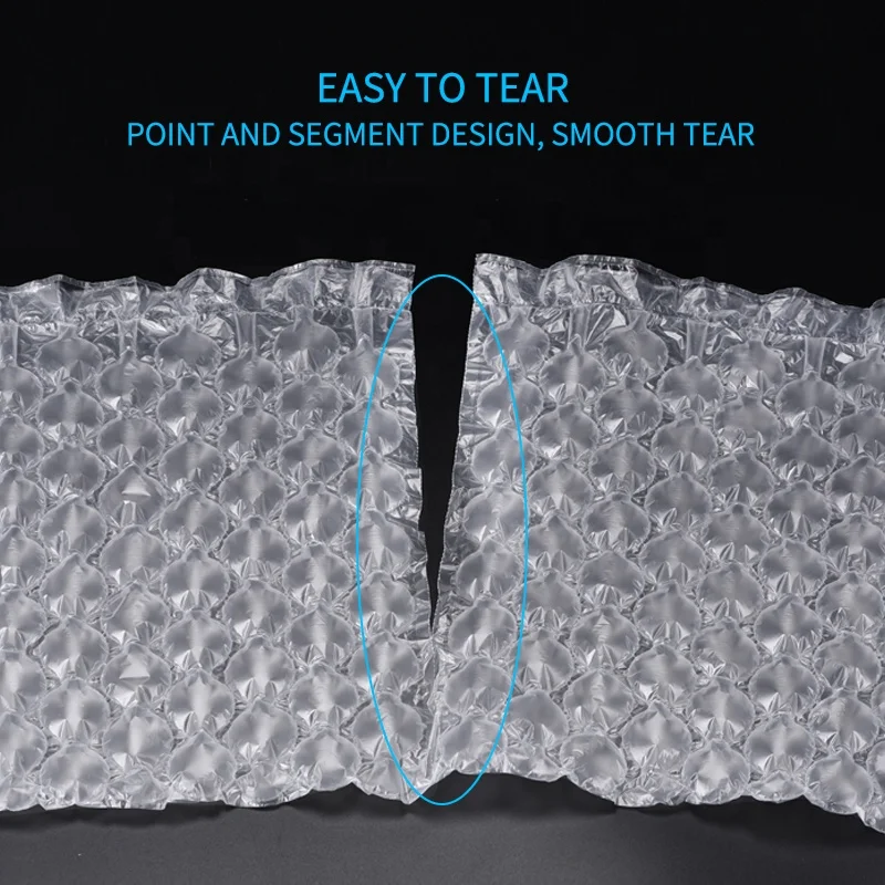 Hongdali Environmental protection materials shockproof buffering new type gourd membrane air bubble roll bag wrap packing