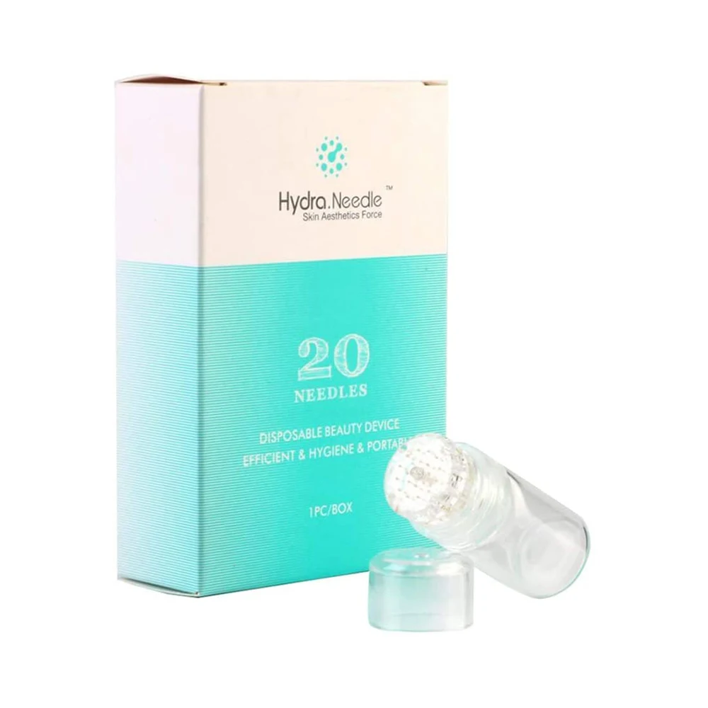 
HYDRA Needle 20 Acupuncture Screw Thread Microneedle Derma Stamp Mesotherapy with Private Label 