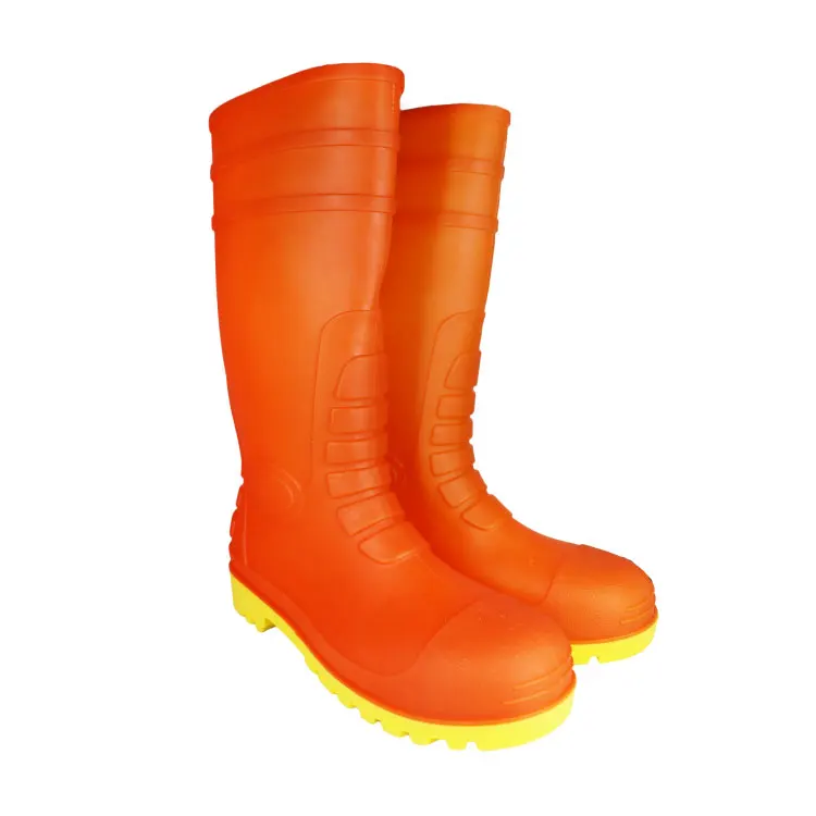 Wholesale Durable Soft Comfortable Elastic High Tube Waterproof Work Warm Anti Slip Tpe Rain Boot Unisex