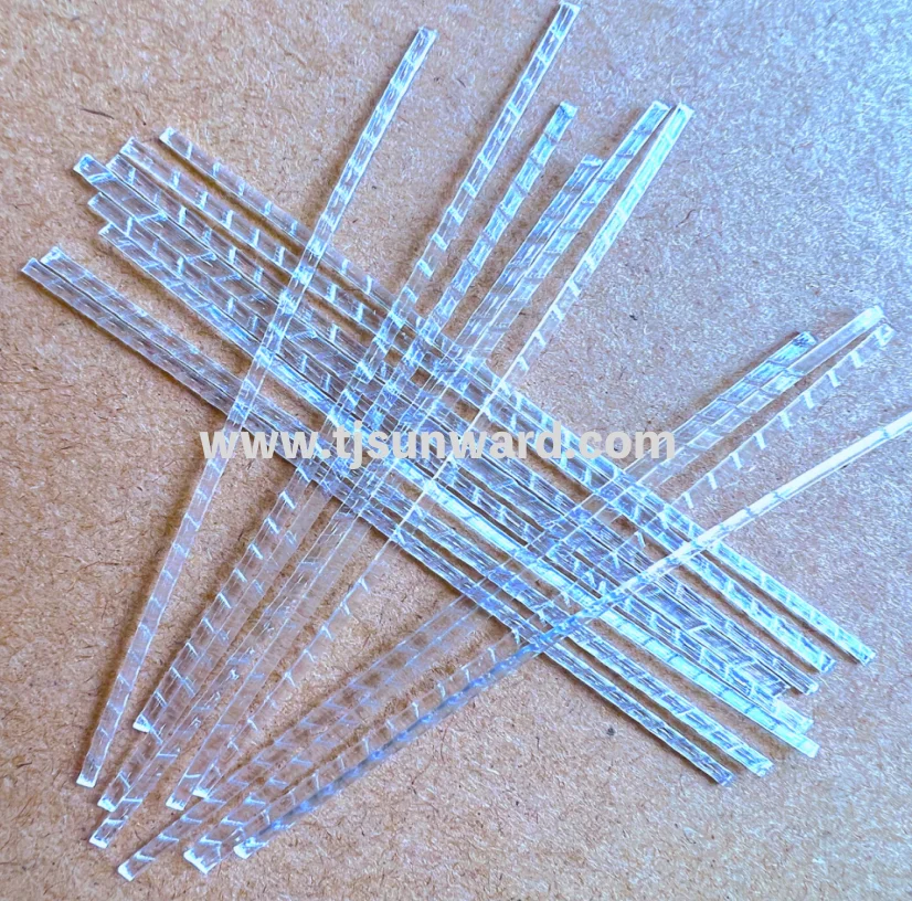 Macrofibras 50mm Polypropylene Fiber for Concrete Reinforced fibra de polipropileno