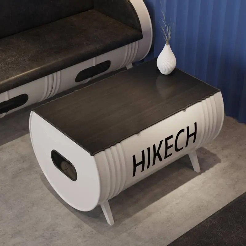 Creative Oil Drum Iron KTV Leisure Bar Set Card Seat Sofa and Chair Combination with Industrial Wind Customizable Bar Table