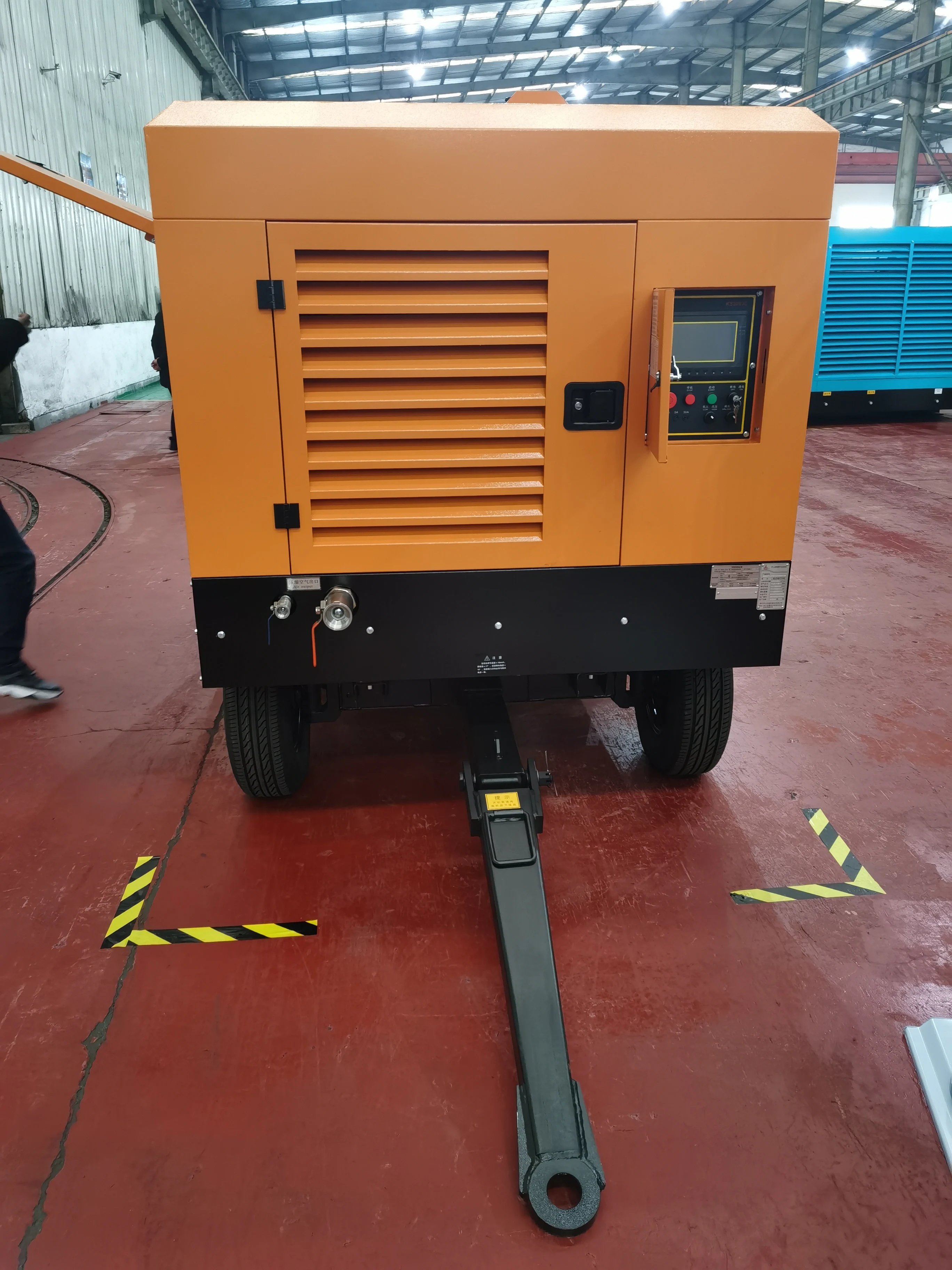 Kaishan KSCY-550/15-570/12 Portable Screw Air Compressor Diesel Powered Piston New Construction Mining Engine Motor Made China