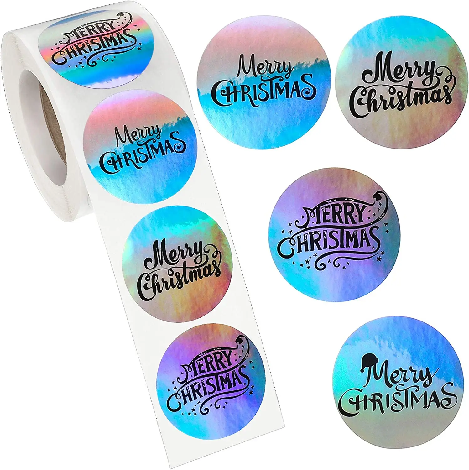 Print label sticker Merry Christmas Happy Halloween Sticker logo label stickers manufacturer