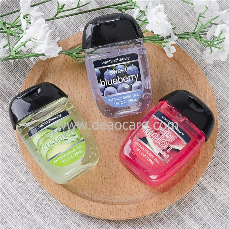 1oz 30ml Portable Anti-Bacterial Hand Cleansing Gel Sanitizers Red Apple
