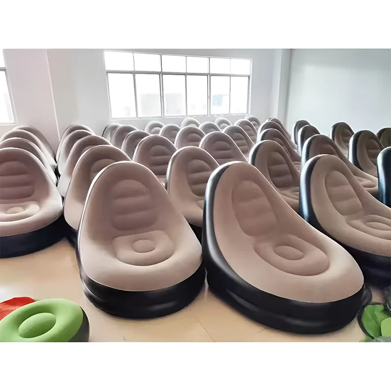 Custom Lazy Silla Inflables Outdoor Air Pump Lounge Sofa Bed Inflatable Movie Chair Couch Sofa Adult Relax Seat Set For Adult