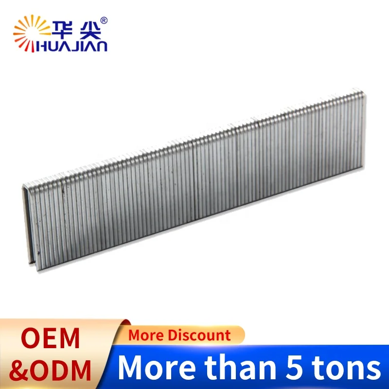 Steel Nails Manufacturers 40mm 18Ga 90 Series 5.8mm Customized Staples