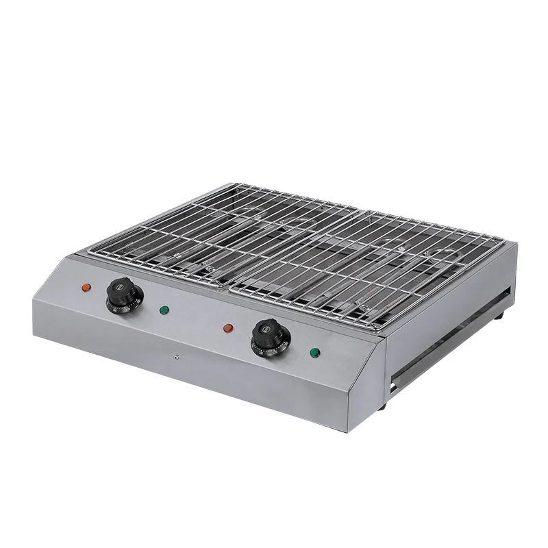 
Non-stick Stainless Steel Grid Tabletop Home/Garden/Restaurant Use BBQ Electric Grill for Barbecue 