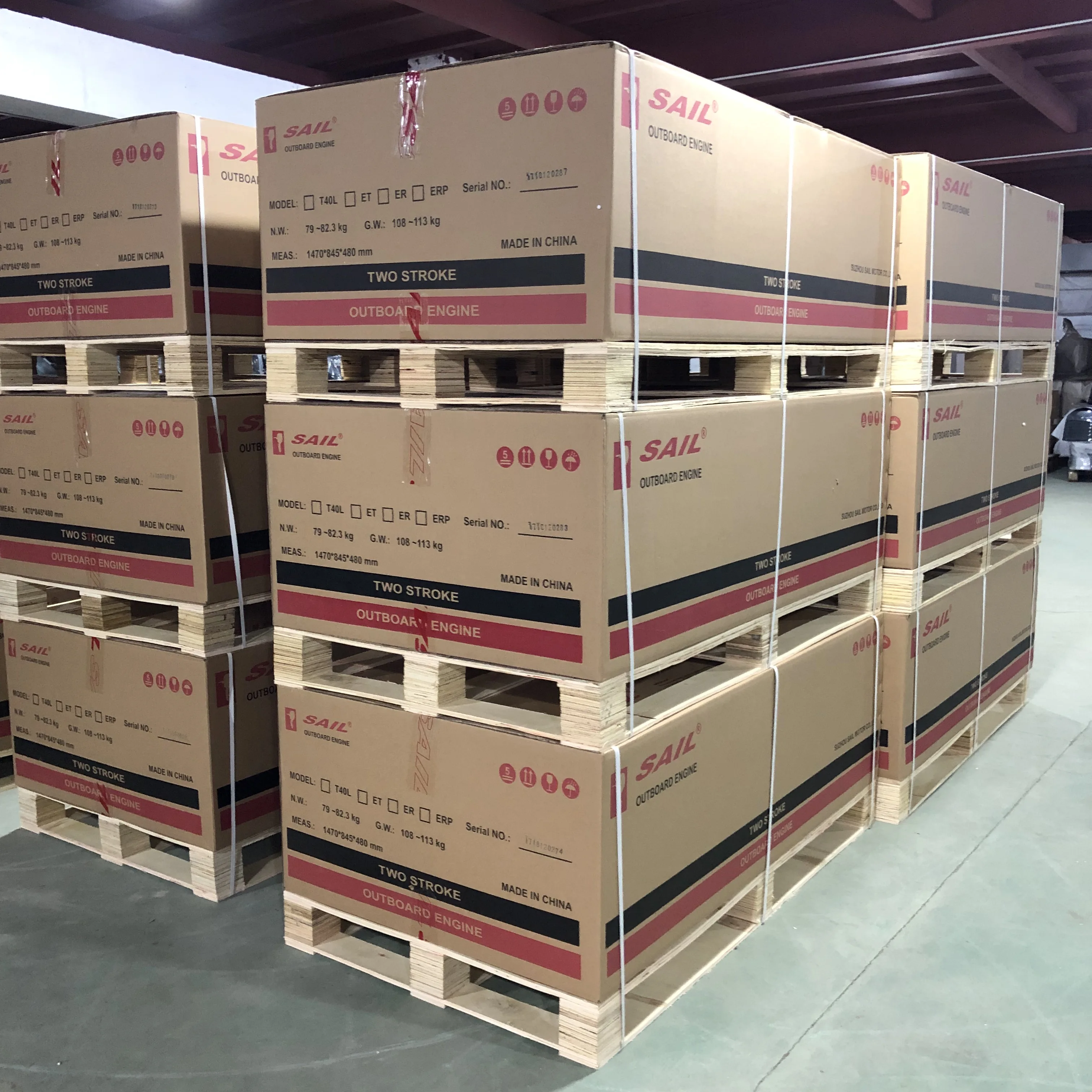 Парус 2-тактовый подвесной двигатель 40hp