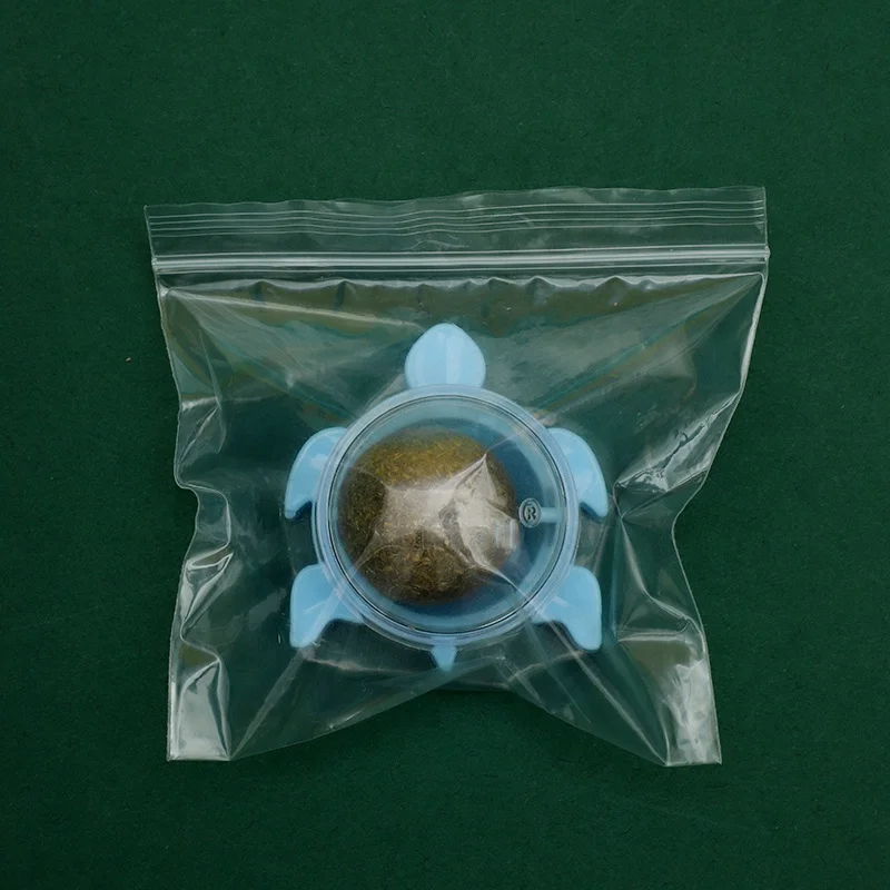 Wholesale Cat Grass Roller Ball Rotated Fun Self-hey Cat Toy Pet Molar Teeth Cleaner Catnip Ball
