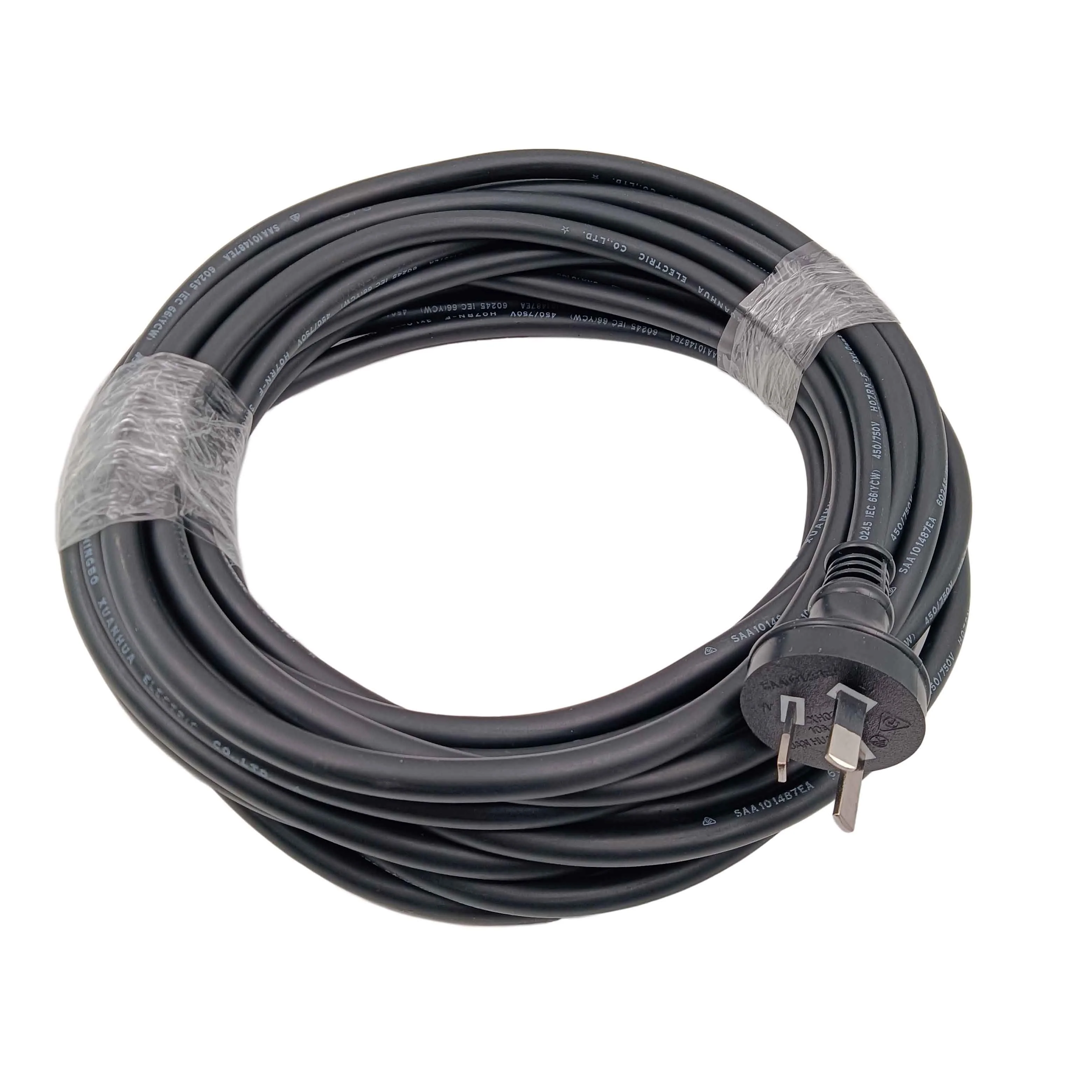 SAA 3 Prong Australia Power Cord 10A 250V with Stripped End