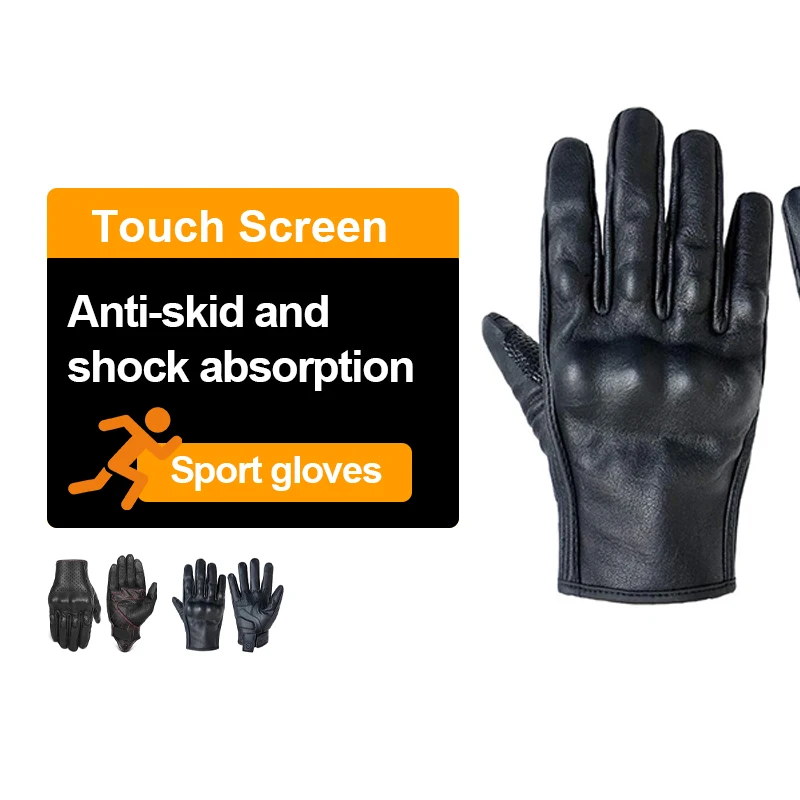HSD Custom Durable all-finger Unisex Motorcycle gloves with mobile touch screen other sports gloves Made in China