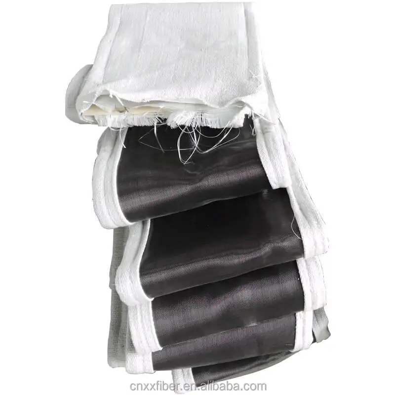 Non-metallic Expansion Joints Boiler Flue Glass Fiber Fabric using at 1200 Celsius degree