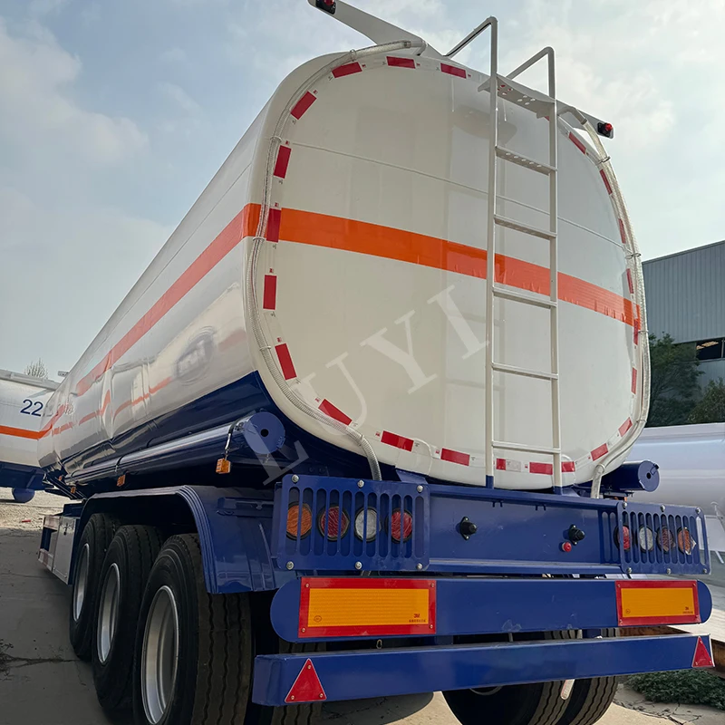 Low Price 3 Axles Stainless steel aluminum alloy carbon steel oil tank 5 cabin fuel transport semi-trailer