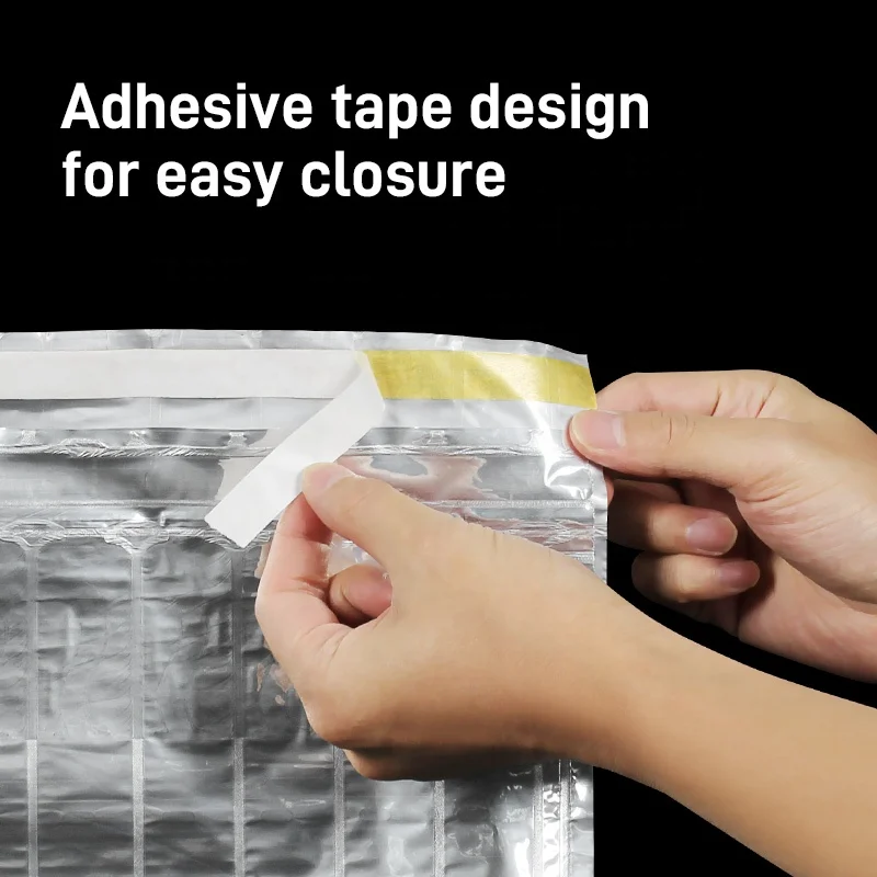 Aluminized Insulated Cushion Packing Air Column Bubble Bag Inflatable Packaging