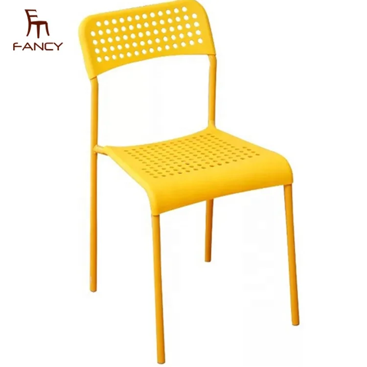 New type four leg office chair Modern furniture design Best plastic chair for sale