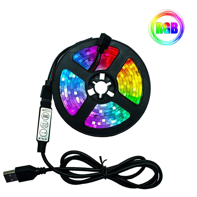 5050RGB световая лента набор 5vUSB световая лента 24 клавиши пульт дистанционного управления Bluetooth ТВ фоновая Светодиодная лента