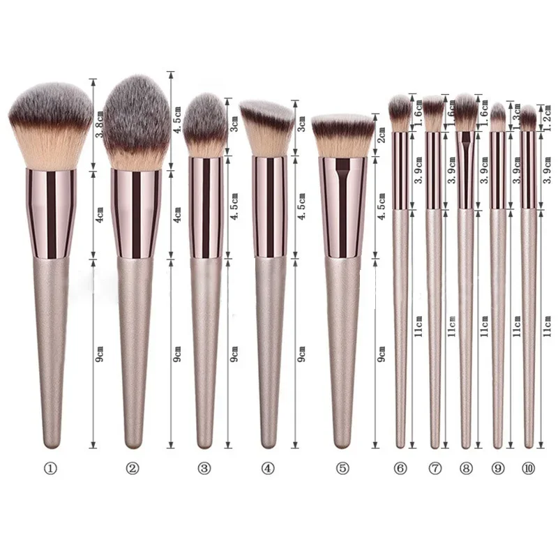 Factory wholesale Professional makeup brush set private label high quality 2024 new makeup brush sets