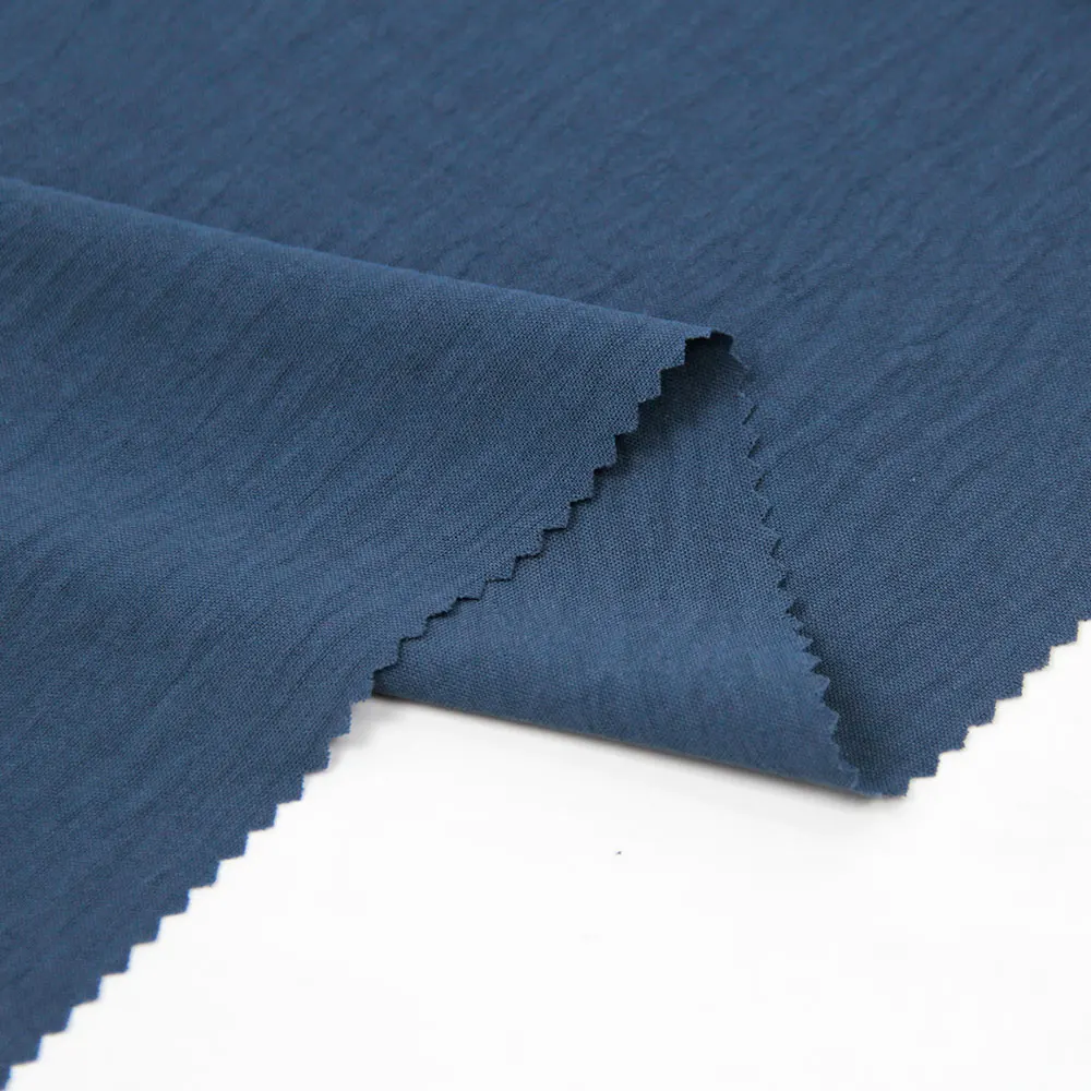 crepe material 100% polyester fabrics low moq woman apparel fabric