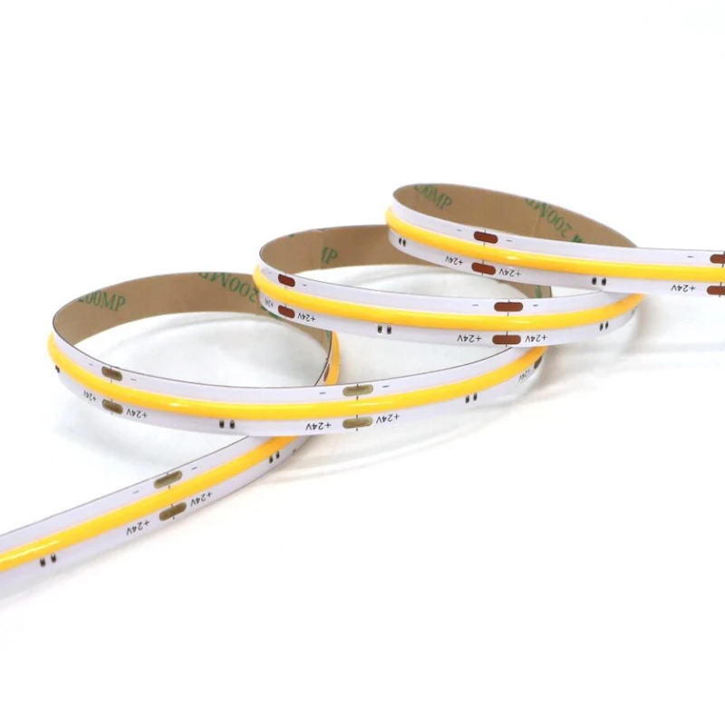 
High Lumen IP20 65 68 Flexible COB Strip Light 12 24V 5050 60P 14 4W PINK GREEN Quantity Luminous RED BLUE Body Lamp Copper OEM 