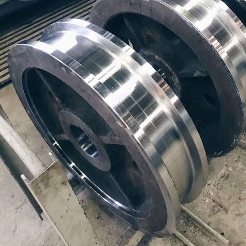 Large Diameter Oem Non Standard Steel Crane Rail Wheel