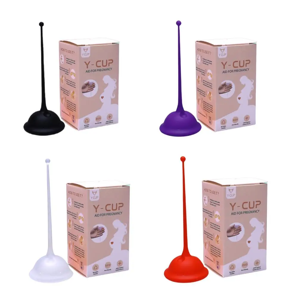 Medical silicone sperm collector Aid For Pregnancy flexible conception cup