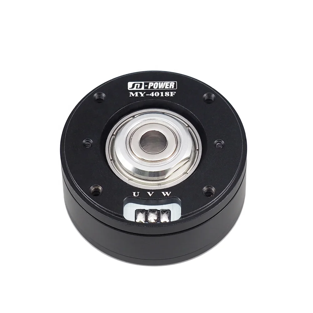 High quality JD-power MY-4018F 3505 flat hollow shaft brushless gimbal encoder magnet dc motor 24v for camera follow focus