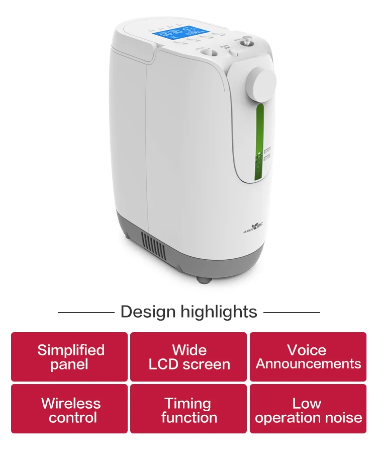 Mini Portable medical Machine air purifier compact oxygen generator for hospital and home Travel