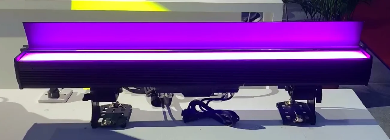 New arrival dmx DJ Lighting 300W RGBWA 5in1  LED Cyclorama Light for  bar disco concert stage light